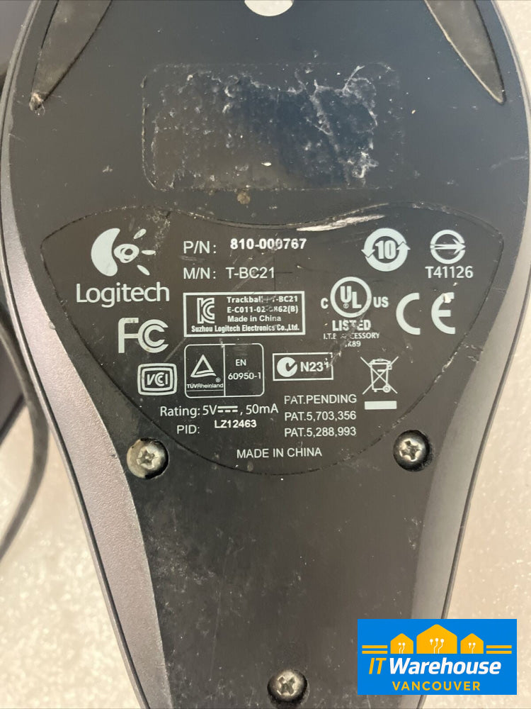 3x Logitech T-BC21 810-000767 / 804377 Wired USB Mouse *Tested (No TrackBall) ~