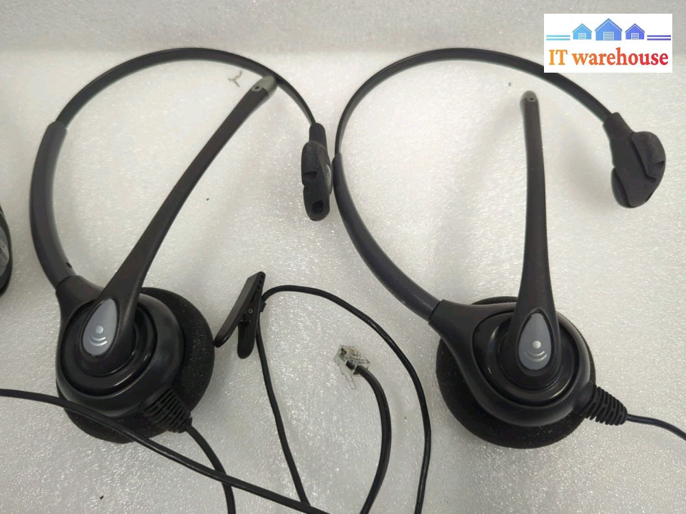3x Plantronics Wired Headset  -
