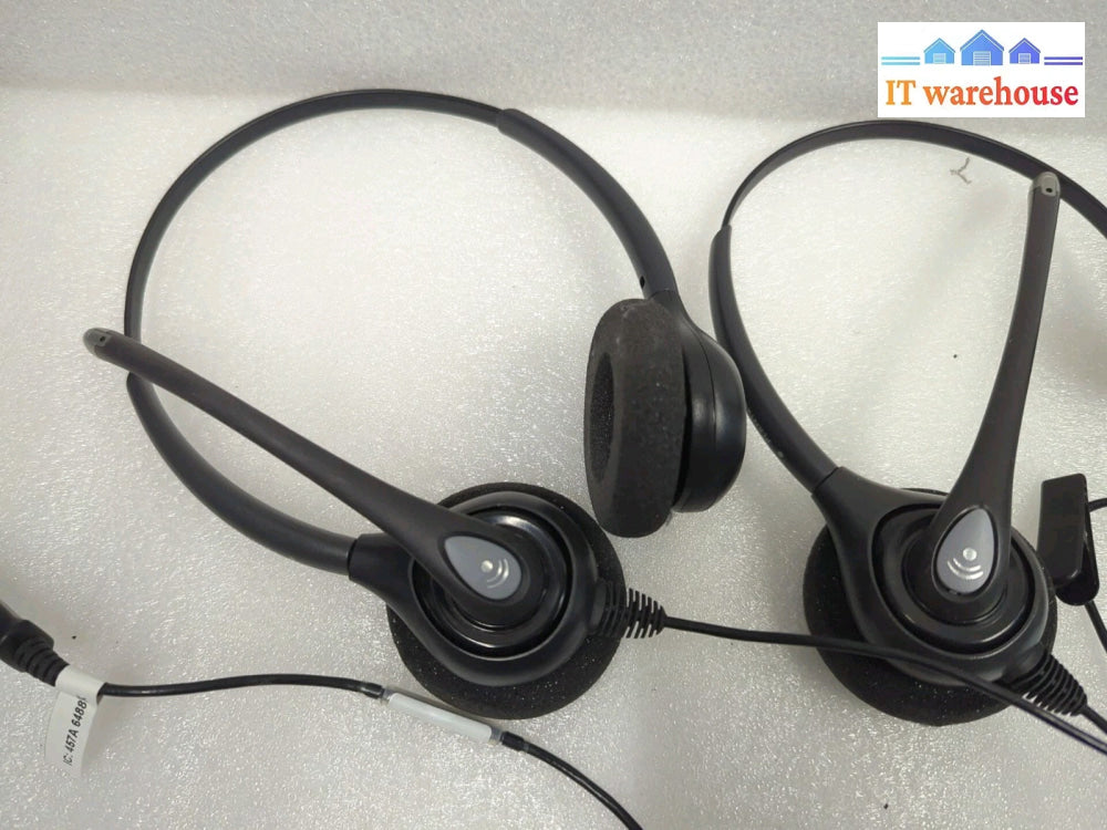 3x Plantronics Wired Headset  -