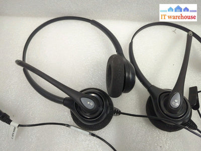 3x Plantronics Wired Headset  -