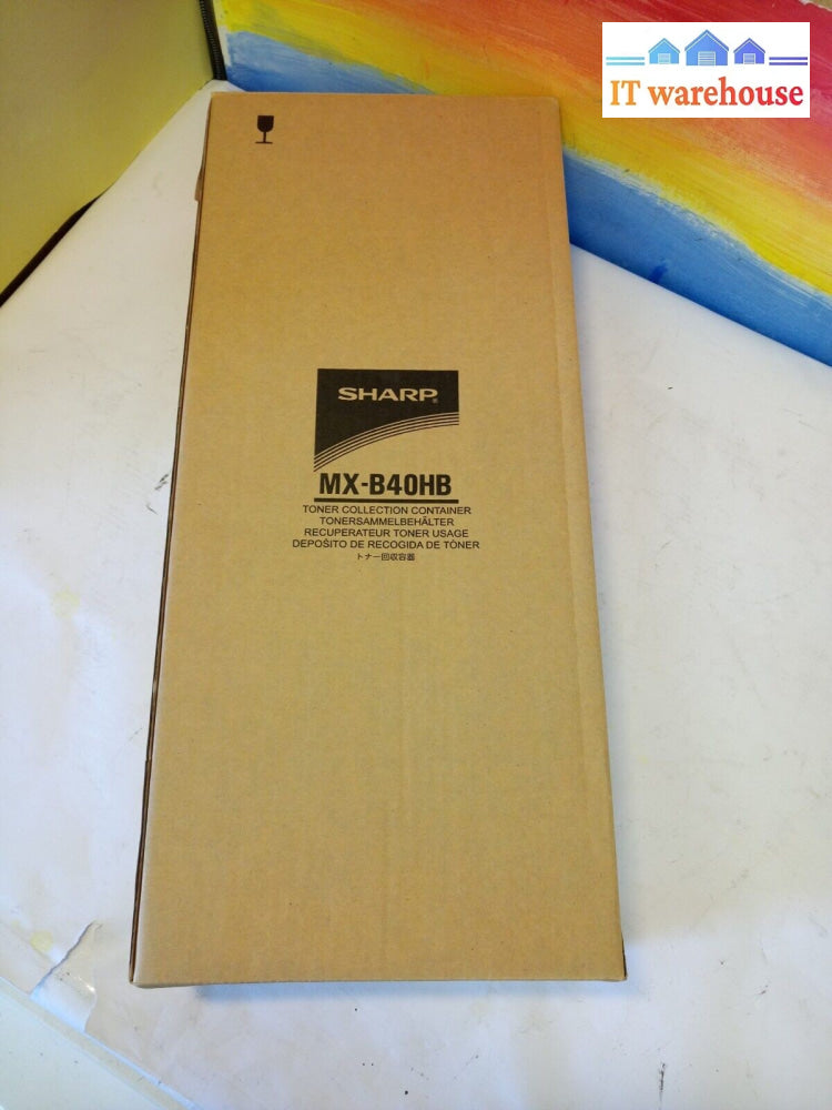 $ 3x SHARP MX-B40HB TONER COLLECTION CONTAINER(1x box of 1 & 1x box of 2)