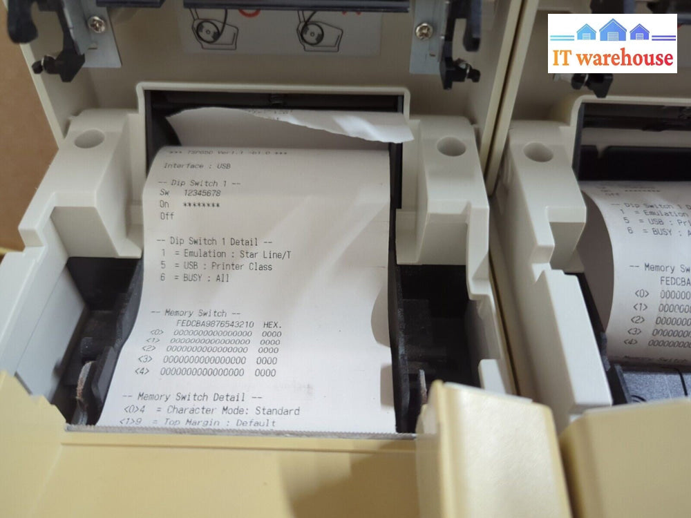 3x STAR TSP650 203dpi USB POS THERMAL RECEIPT PRINTER TESTED (NO AC) -