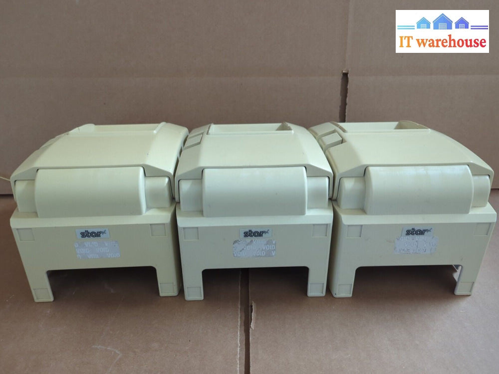 3x STAR TSP650 203dpi USB POS THERMAL RECEIPT PRINTER TESTED (NO AC) -
