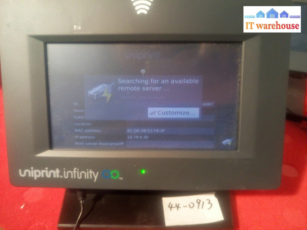 - 3X Uniprint Infinity Vpad W/Ac Adapter