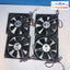 (4) ARX 12VDC BRUSHLESS 3-PIN Cooling Case Fan FD1290-S3033E (9*9*2.5 cm)