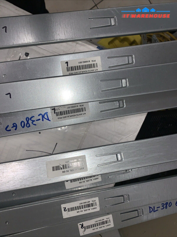 (4 Pairs) 2U HP DL380 G6 / G7 rail kit 487244/487259-001 616992-001 487260-001