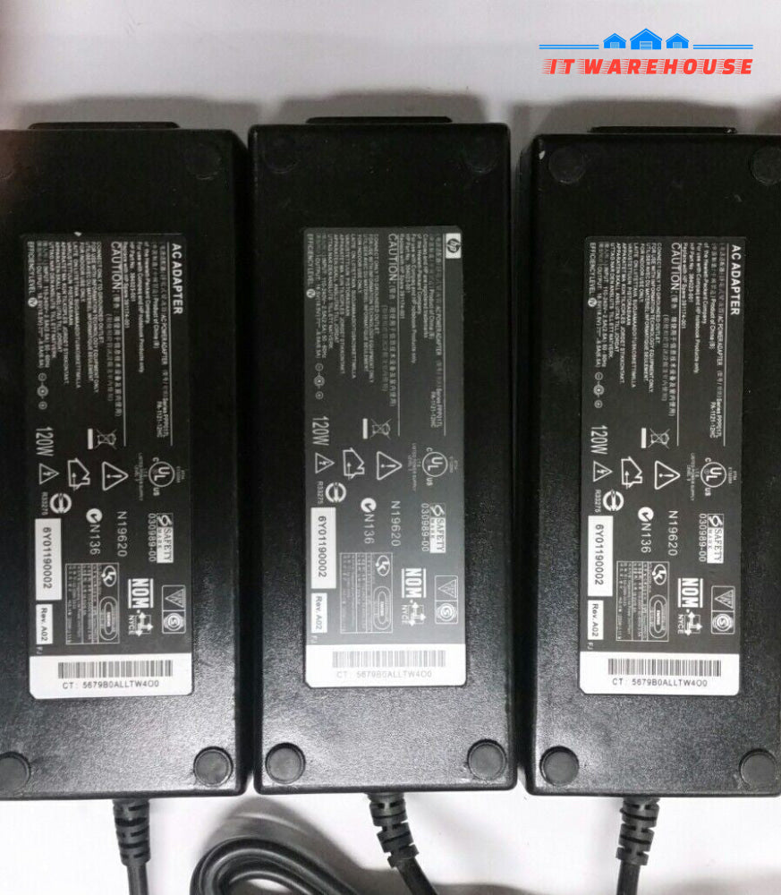 4 x  hp laptop PA-1121 19V/18.5 6.3A AC ADAPTER 