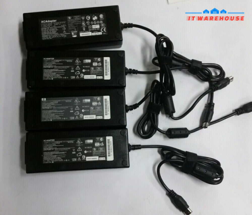 4 x  hp laptop PA-1121 19V/18.5 6.3A AC ADAPTER 