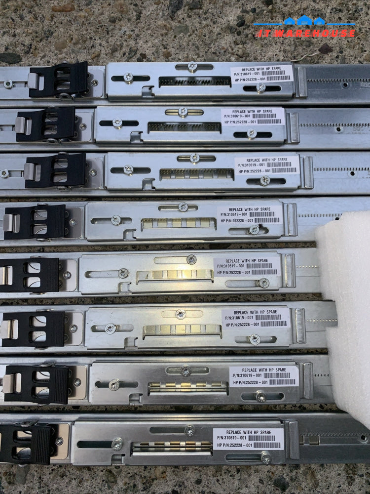 4 x Pair Of HP DL360 G2 G3 ProLiant Server Sliding Rack Mount Rails 310619-001