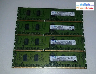 4 X Samsung 2GB 1Rx8 PC3-10600R registered ECC CN M393B5773CH0-CH9 RAM @@@