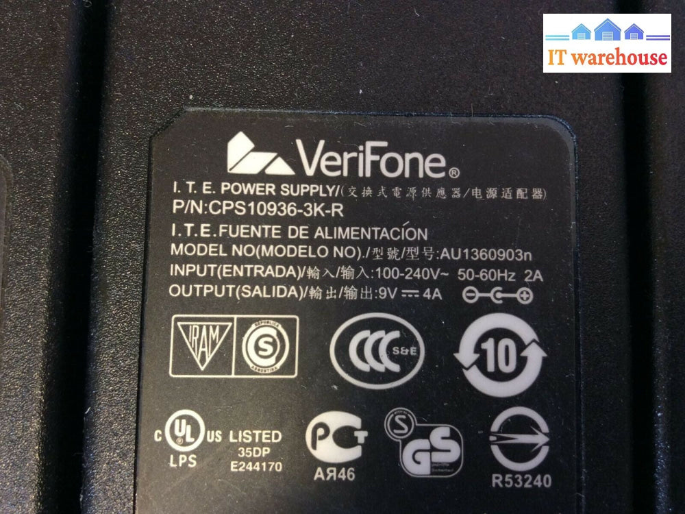 4 x VerFone Power Supple(charger) AU1360903n
