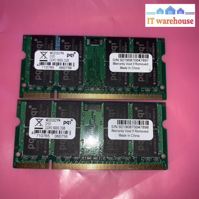4GB (2X2GB) MECEG521PA GENUINE  LAPTOP DDR2 MEMORY  DDR2-800S