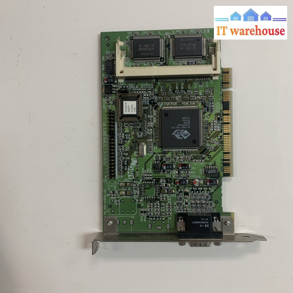 4MB ATi 109-41900-00 3D Rage Pro PCI VGA AGP Graphics Video Card