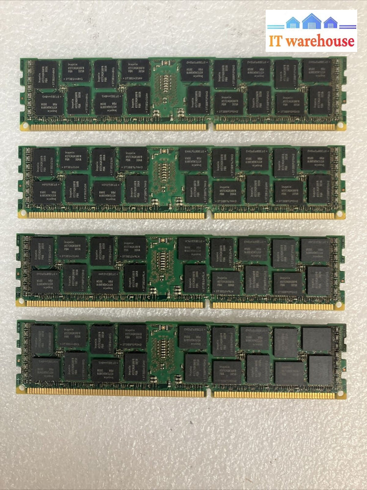 (4x 16GB) Kingston 2Rx4 PC3-12800 DDR3-1600 KVR16R11D4K4/64 ECC Server RAM ~