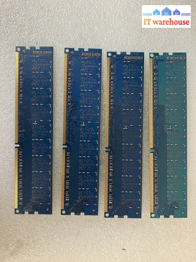 ~ (4x  1GB) Hynix PC3-10600E HMT112U7TFR8C - H9 Memory SDRAM