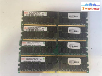 4x 2GB Hynix DDR2 667MHz PC2-5300P HYMP525P72CP4-Y5 [ECC Reg Server Ram]