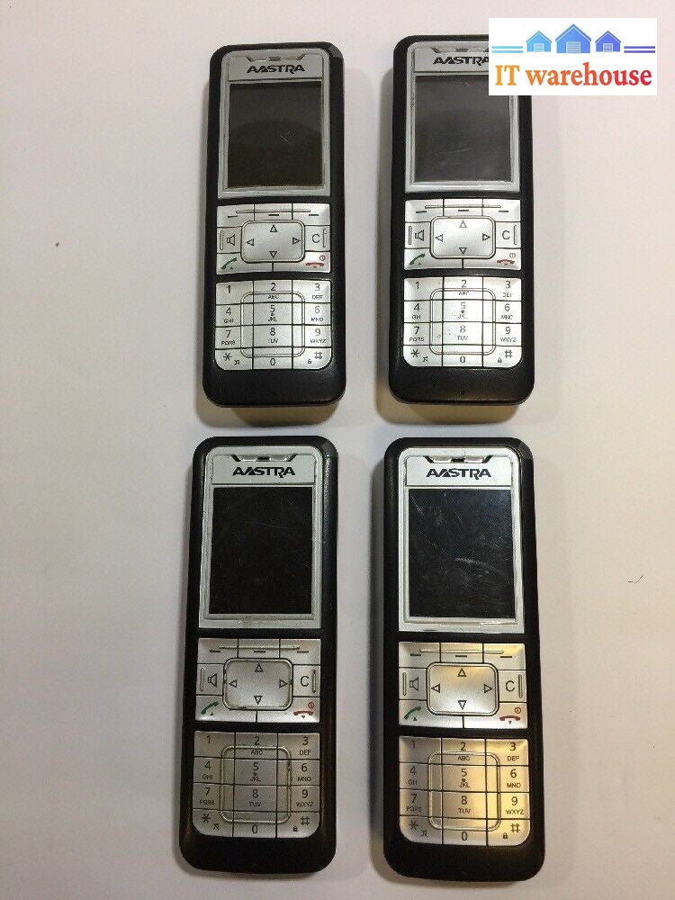 4x Aastra 612D Mitel DECT Wireless Telephone (NO BATTERY,NO CHARGER)