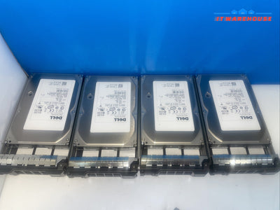 * 4x Dell Hitachi GX198 15K RPM 3.5" 147GB  SAS Server Hard Drive W/F238F TRAY