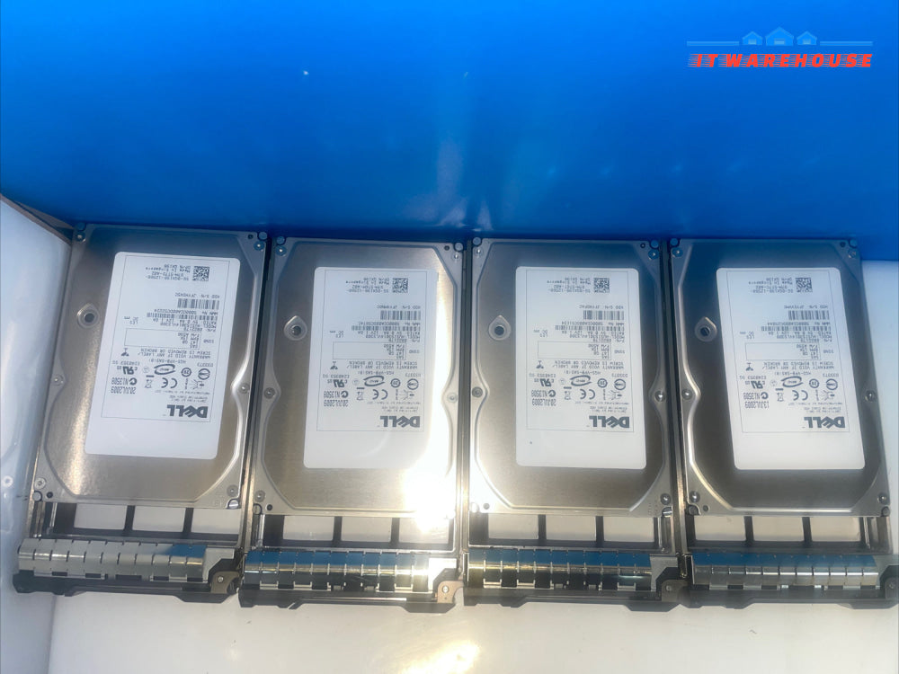 * 4x Dell Hitachi GX198 15K RPM 3.5" 147GB  SAS Server Hard Drive W/F238F TRAY
