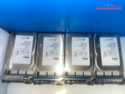 * 4x Dell Hitachi GX198 15K RPM 3.5" 147GB  SAS Server Hard Drive W/F238F TRAY