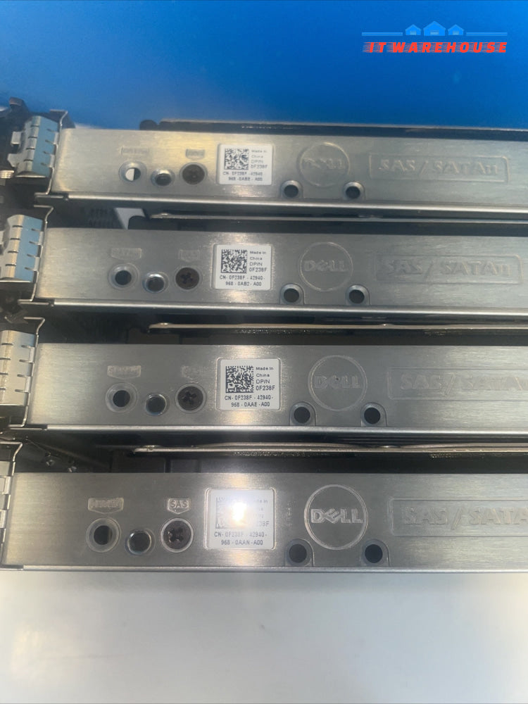 * 4x Dell Hitachi GX198 15K RPM 3.5" 147GB  SAS Server Hard Drive W/F238F TRAY