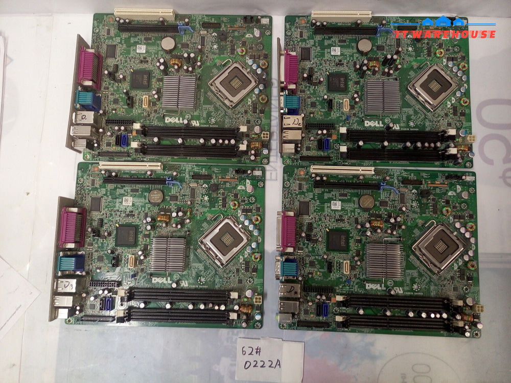 - 4x Dell Optiplex 780 SFF Intel  LGA775 motherboard 03NVJ6  w/C2D CPU +2GB RAM
