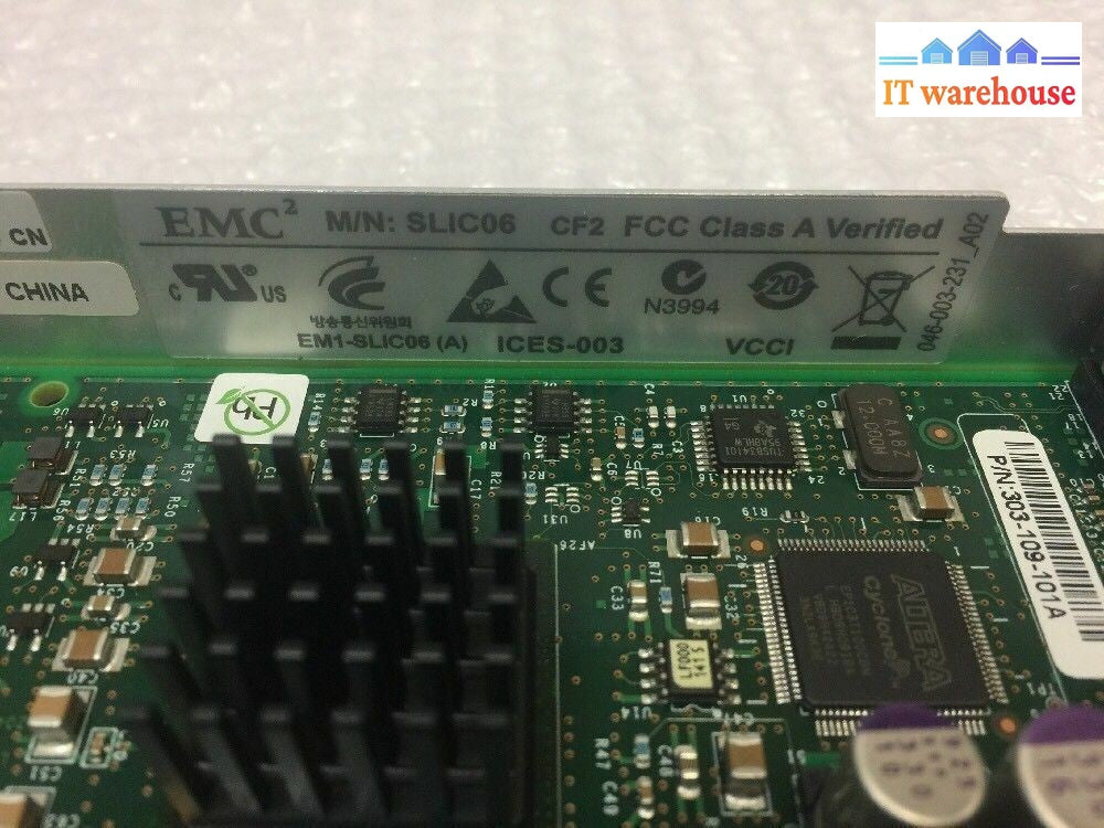 - 4x EMC 4gb I/O SLIC06 Fibre Channel 4-Port I/O module 303-109-101A