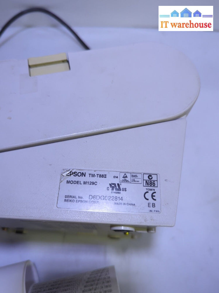 (Lot Of 4) Epson Micros Tm-T88Iiip M129C Thermal Pos Receipt Printer (Parallel)-
