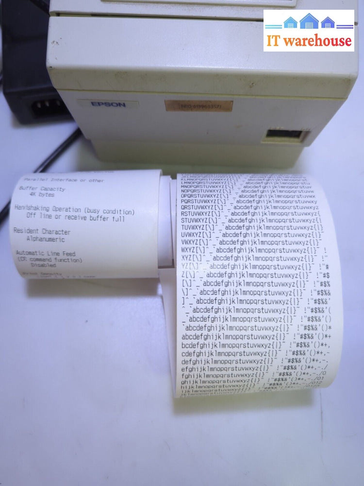 4x Epson Micros TM-T88IIIP M129C Thermal POS Printer(parallel or Serial, NO AC)-