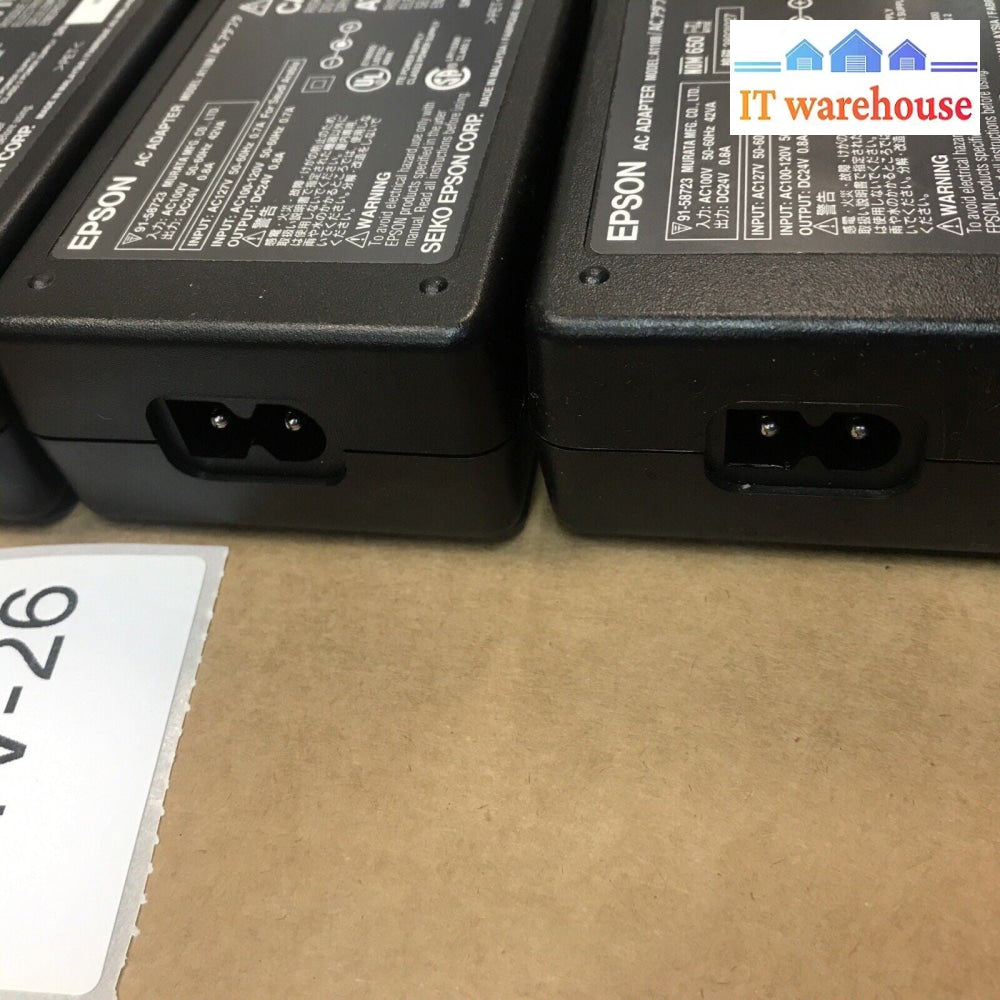 (4x) Epson Printer/Scan A171B PN: 2071037-00  DC ADAPTER CHARGER