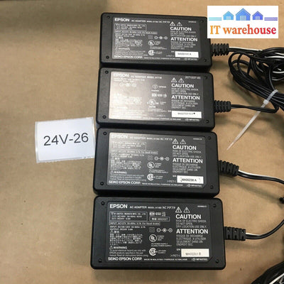 (4x) Epson Printer/Scan A171B PN: 2071037-00  DC ADAPTER CHARGER