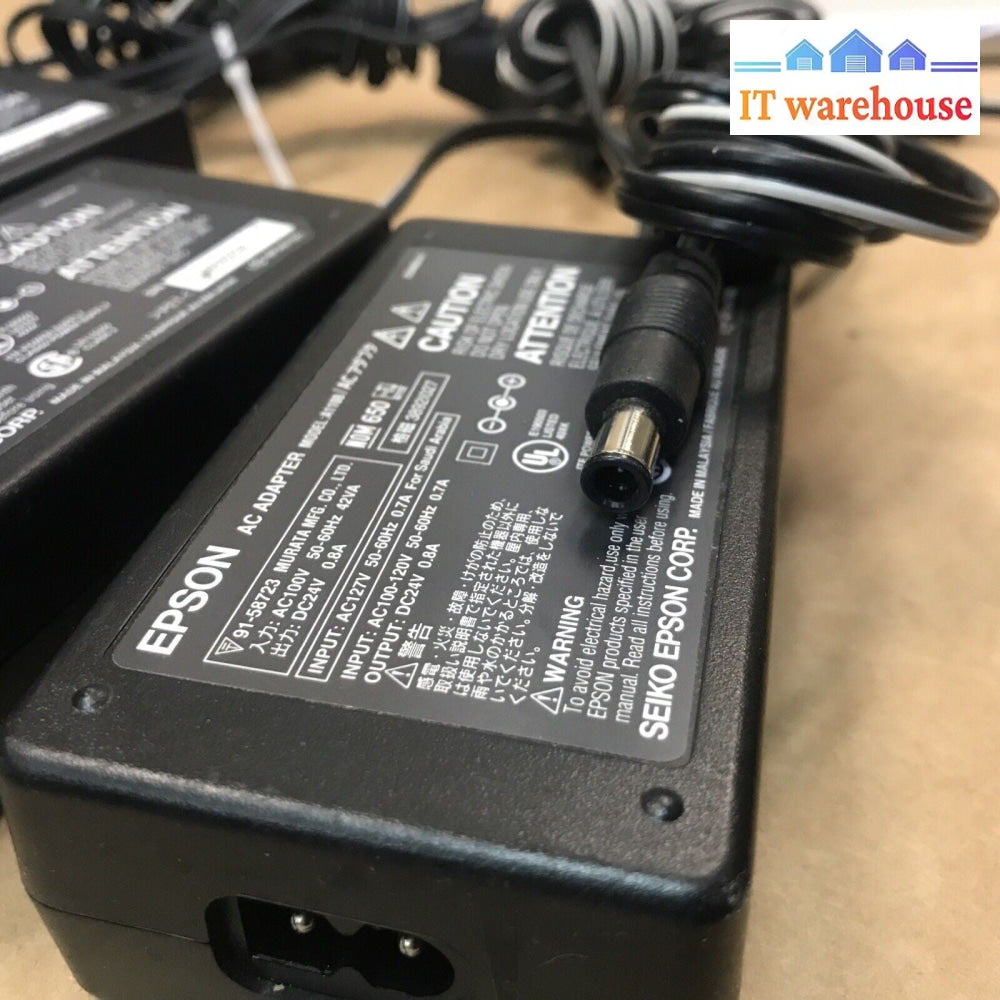 (4x) Epson Printer/Scan A171B PN: 2071037-00  DC ADAPTER CHARGER