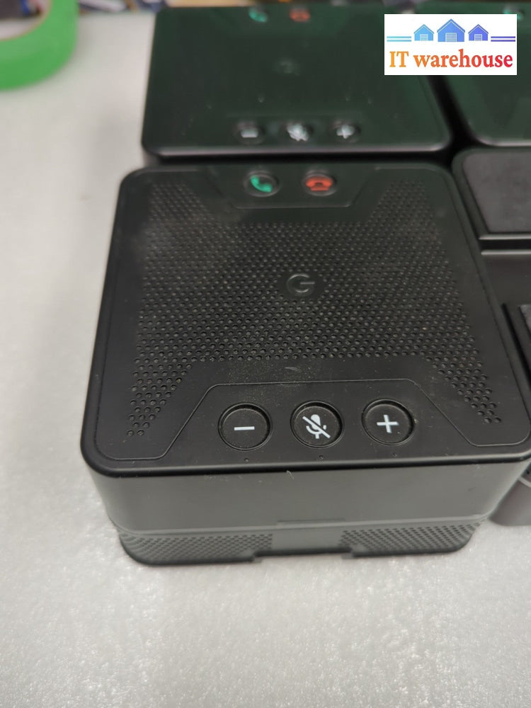4x GOOGLE  G017A Hangouts MEET Speaker/Mic Conference USB Speaker Tested -
