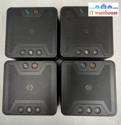 4x GOOGLE  G017A Hangouts MEET Speaker/Mic Conference USB Speaker Tested -
