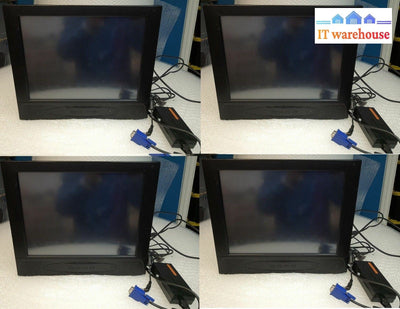 - 4x GVISION L5AX  L15AX-JA-4520  15" LCD TOUCH SCREEN MONITOR (W/AC ADAPTER)