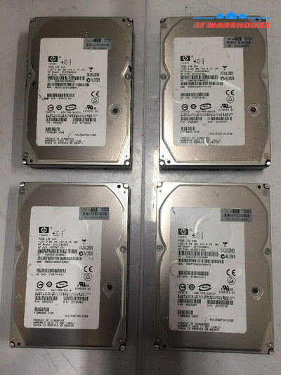 - 4x HP 72GB 15K SAS 3.5"  462587-001 375874-011 0B22207 HUS153073VLS300 @@@ 
