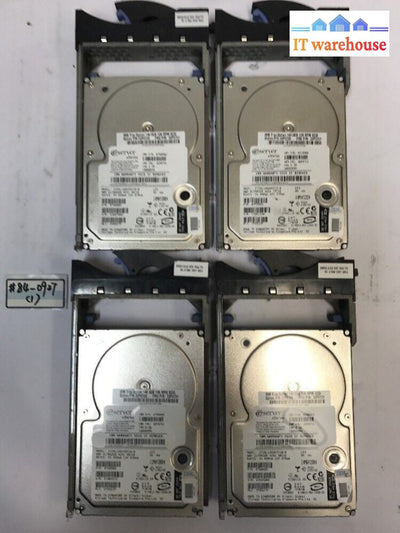 - 4x IBM IC35L146VCDY10-0 146 GB 10K  SCSI Hard Drive 32P0731 32P0728 W/TRAY @@@
