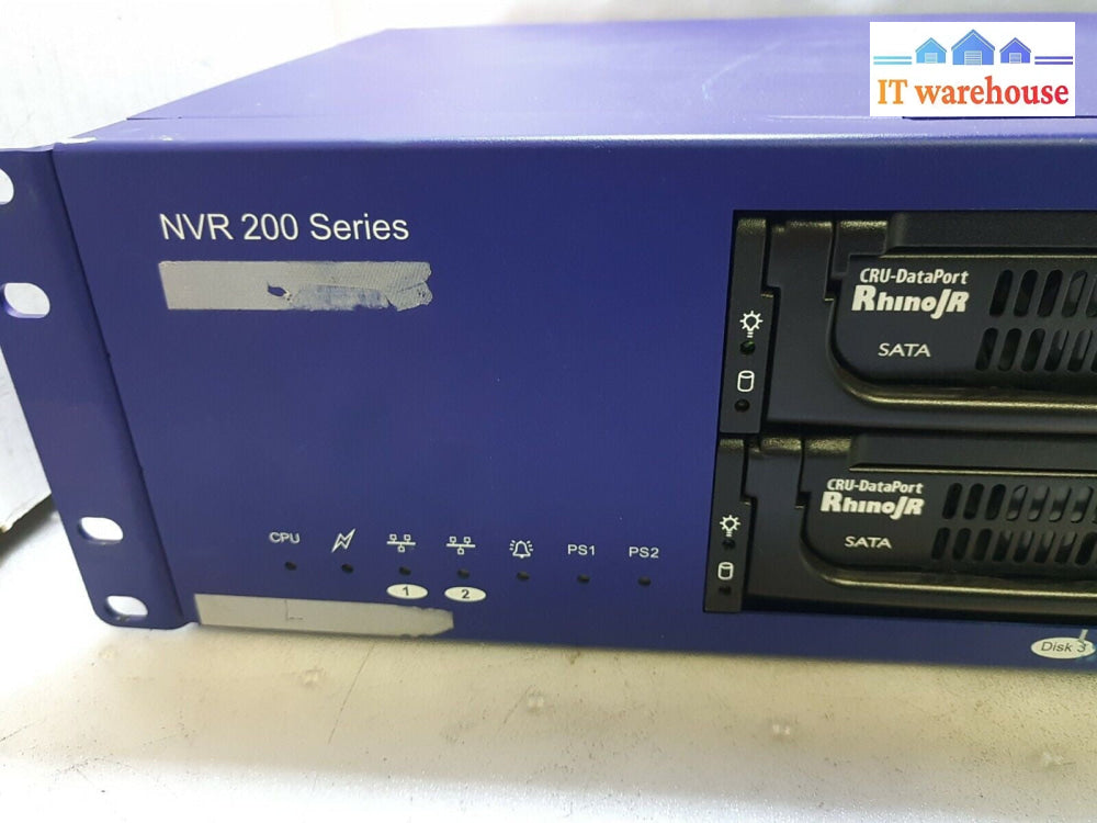 - 4x Indigovision NVR 200 Series 4 Disk SATA Storage ONLY VP851W53 (NO HDD)