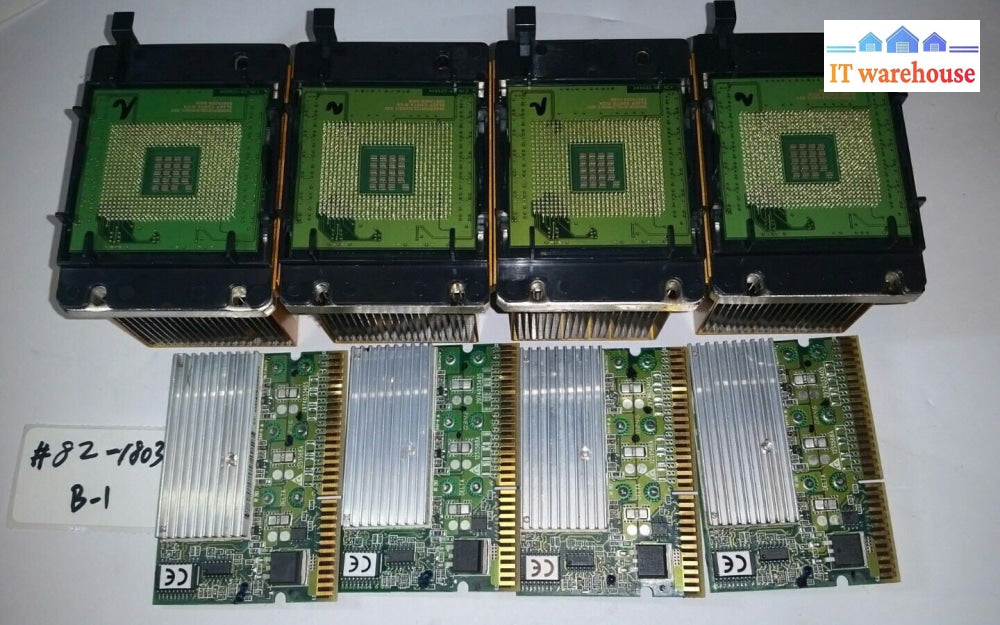 - 4x INTEL XEON 2400DP SL6EP 2.4GHz  Server CPU  W/Heatsink & 266284 card @@@