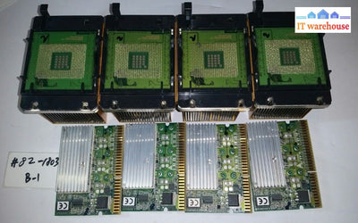 - 4x INTEL XEON 2400DP SL6EP 2.4GHz  Server CPU  W/Heatsink & 266284 card @@@