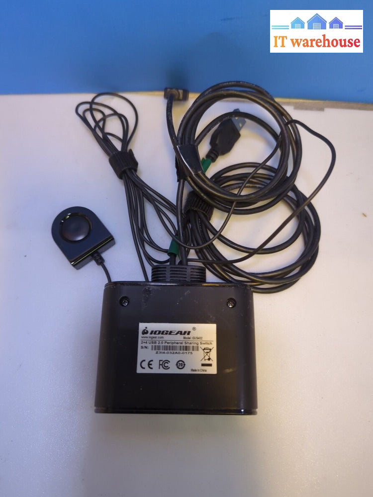 4x IOGEAR USB 2.0 4x2 Peripheral Switching Hub - 4 PC Share To 4 USB Devices -