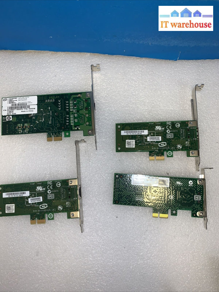 4X Mixed Brand Pci-E Ethernet Cards