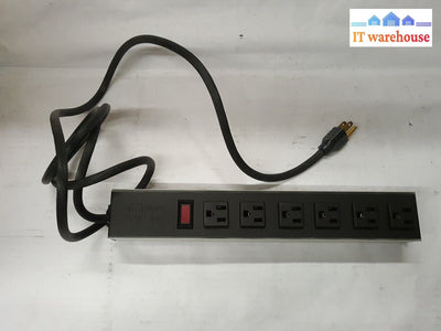 + 4X Power Distribution Heavy Duty 584T6A1 120V 15A 6 Outlets Cable Length-1.83M