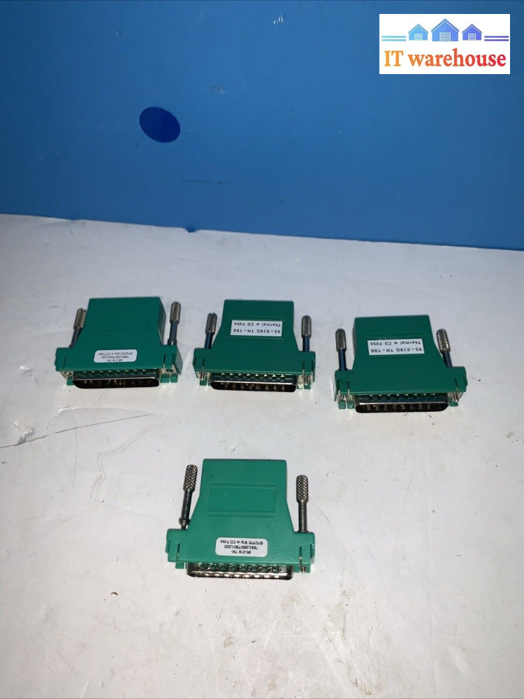 (4x) RS232/DB25/Serial To RJ45/Cat5 Adapter For Aloha Pos Epson Bixolon Printer