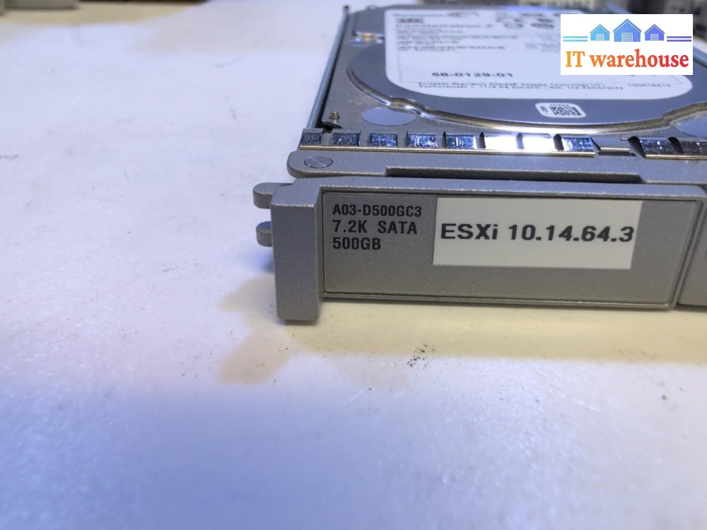 4x SEAGATE ST9500620NS 500 GB SATA 2.5" Server HDD W/Caddy A03-D500GC3 Tested -