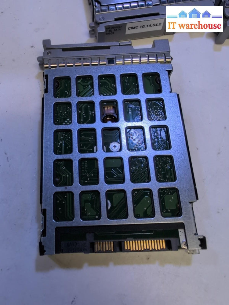 4x SEAGATE ST9500620NS 500 GB SATA 2.5" Server HDD W/Caddy A03-D500GC3 Tested -