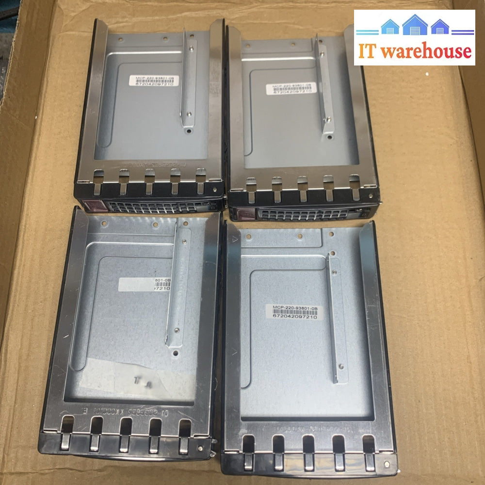 4x Supermicro 2.5''/3.5'' HD Hard Drive Caddy 01-SC93832 xx00c101 +screws  (Qty)