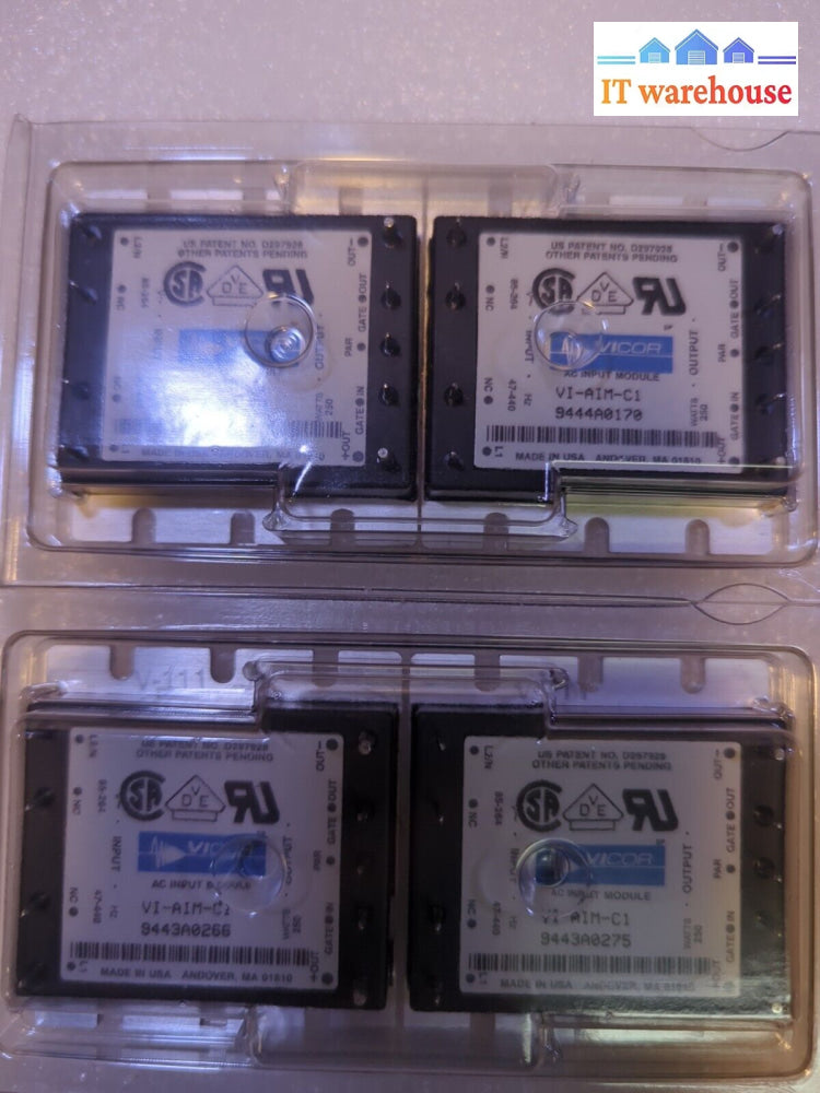 4X Vicor Vi-Aim-C1 Power Supply Module Tested -