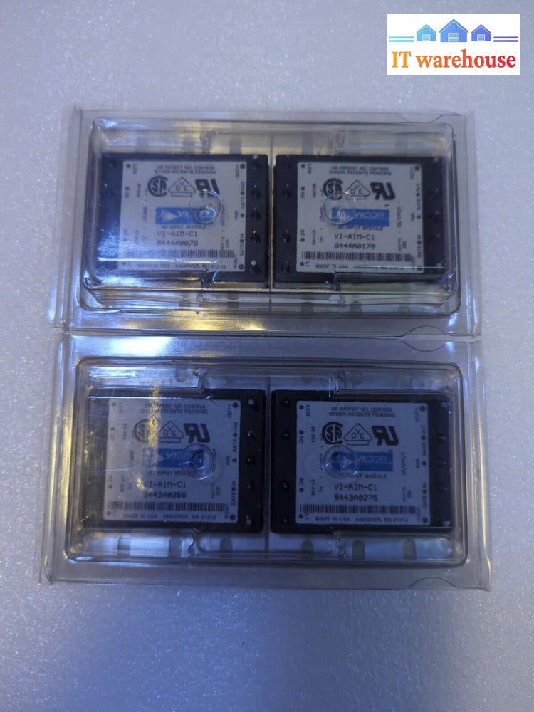4X Vicor Vi-Aim-C1 Power Supply Module Tested -