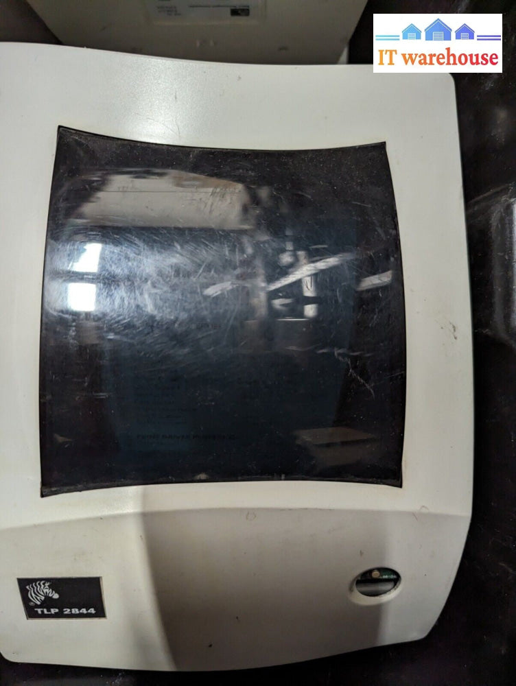 4x Zebra TLP2844 TLP 2844 Thermal Label Barcode Printers (No AC Adapter,AS IS) -